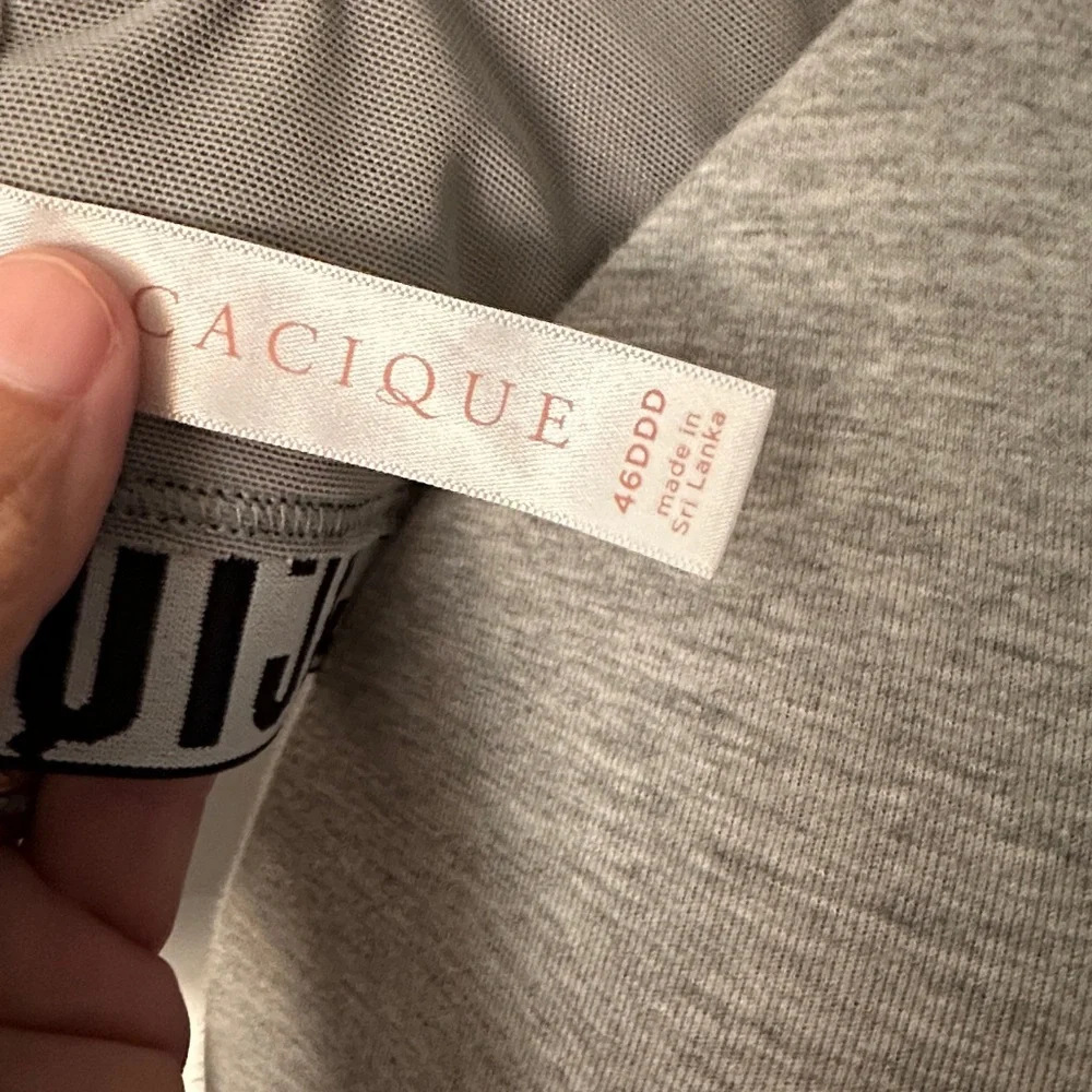 CACIQUE - Heather Gray Women's Bra - Picture 2 of 3